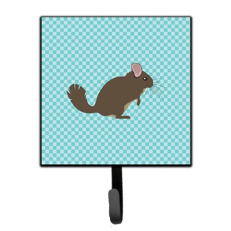 Carolines Treasures Chinchilla Blue Check Leash or Key Holder BB8049SH4